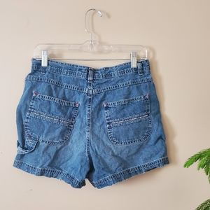 90s vintage high rise denim shorts